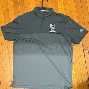 Adidas NC state Two-Tone Gray Men's Polo Shirt